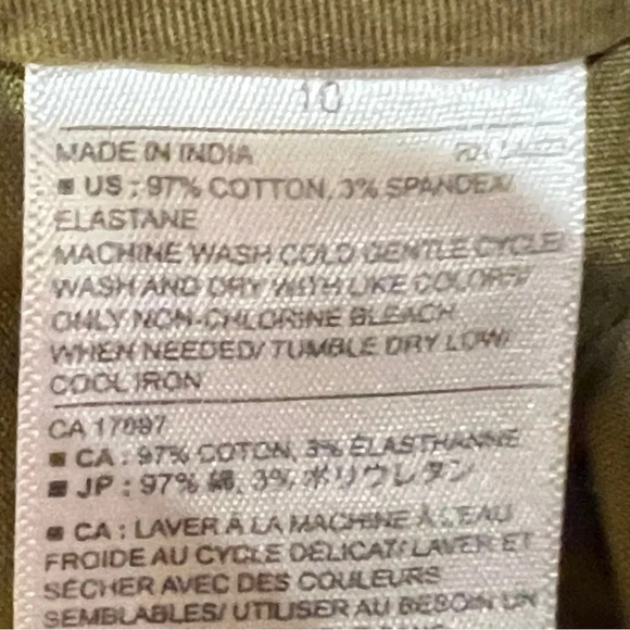 Banana Republic size 10 military desert green shorts - Picture 3 of 12